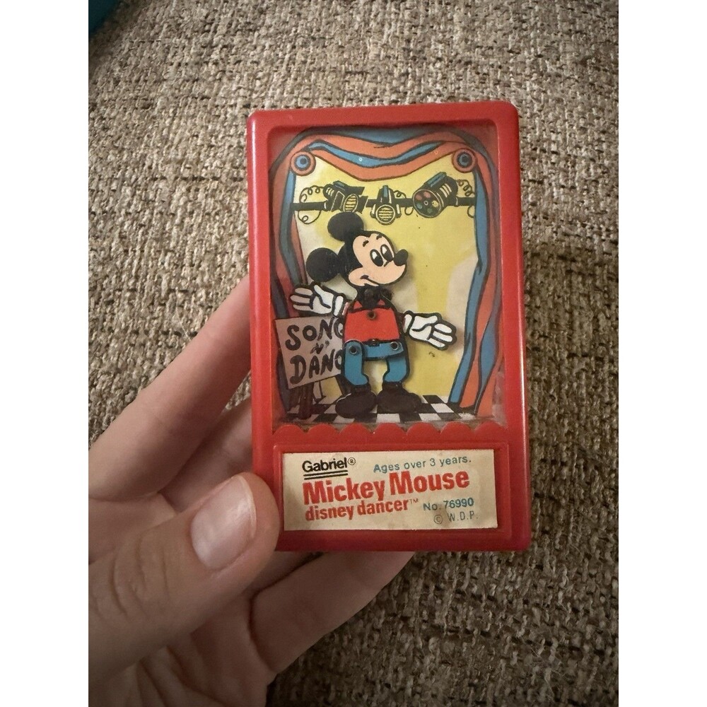 Vintage 1975 Gabriel Mickey Mouse Disney Dancer Toy No. 76990 Hong Kong